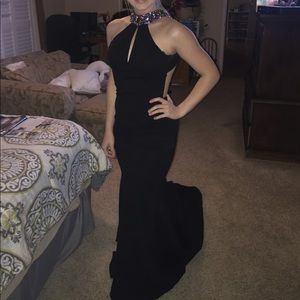Sherri hill prom formal size 0 black